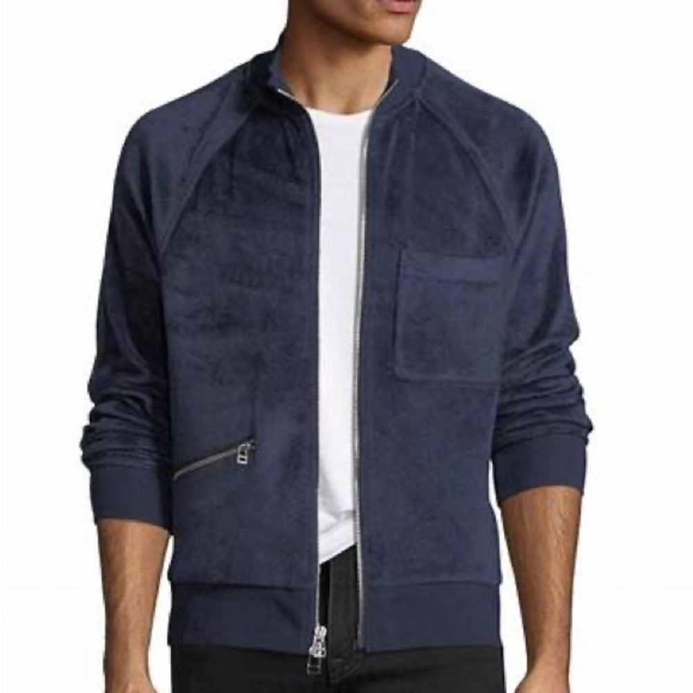 ATM ANTHONY THOMAS MELILLOVelour Zip-up Bomber Jacket Size M